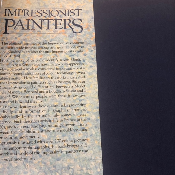 Impressionist Painters Hardcover Art Book - Picture 5 of 6